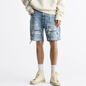 Pantalones Cortos de Mezclilla para Hombre, Último Modelo 2025, Ajustados, de Secado Rápido, Casuales - Product Image 4