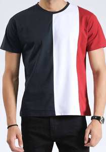 Boxy Crop Top for Men Breathable Oversized Woven Fabric 100% Cotton Loose Fit T-Shirt with Blank <b>Design</b> High Street Style - Product Image 4