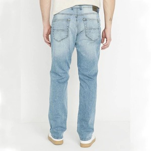 Nouveau jean en denim vintage taille mi-haute en toile de haute qualité avec logo personnalisé pour homme, coupe confortable, résistant à l'eau, design multi-poches - Product Image 5