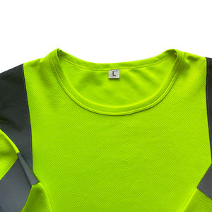 เสื้อยืดคอกลมแบบสะท้อนแสงสำหรับผู้ชาย รุ่นใหม่ ปี 2026 คุณภาพสูง ออกแบบใหม่ เสื้อทำงานแห้งเร็ว เสื้อเซฟตี้ - Product Image 4