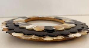 Cadre photo en métal de qualité supérieure, design personnalisé, avec cornes et os, en bois et résine, couleur et taille personnalisables, avec logo, boîte cadeau incluse - Product Image 2