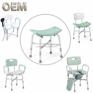 OEM Taiwan Customized Aluminum Alloy Simple <b>Shower</b> <b>Chair</b> Other Rehabilitation Therapy Supplies Durable Frame One Stop Service - Product Image 1