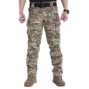 ราคาโรงงานขายส่ง กางเกงคาร์โก้ลำลองผู้ชายคุณภาพสูง ทนทาน มีกระเป๋าหลายช่อง ผ้าฝ้าย 100% แห้งเร็ว รับสกรีนโลโก้ - Product Image 4