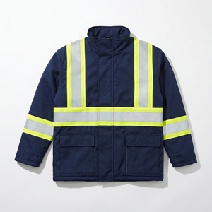 High Visibility Safety <b>Jacket</b> | <b>Reflective</b> Workwear <b>Jacket</b> <b>Men</b> | Waterproof Windproof | OEM Custom Safety Apparel Manufacturer - Product Image 1