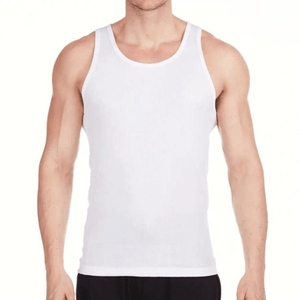 Sleeveless Muscle Tee Mens Fitness <b>Running</b> Gym Vests Stringer Tank Top Undershirt Breathable Sporty 100% Polyester Crew Neck - Product Image 3