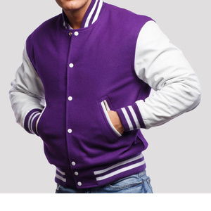 Fabricant de vestes universitaires, veste pull universitaire personnalisée, maillot de football pour hommes, veste de baseball vierge pour hommes en gros - Product Image 4