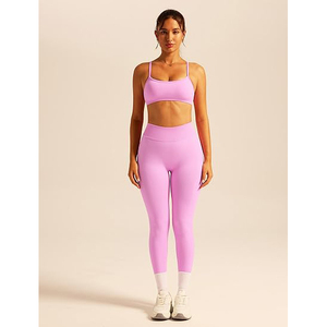 Windproof Yoga Set <b>Women</b> <b>Thermal</b> Retention Sports Bra High Waist <b>Leggings</b> France Certified CE Certified Nylon Spandex - Product Image 4