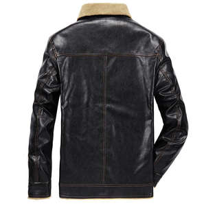 Chaqueta de Motociclista de Cuero Vacuno Negro de Alta Calidad para Hombre, Chaqueta de Cuero Vacuno Negro Vintage con Diseño de Motociclista para Hombre - Product Image 6