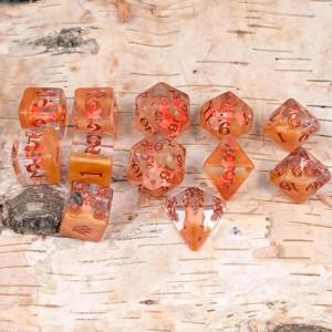 Jeu de dés en résine haute capacité, moulés en masse, polyédriques, pour les marchés internationaux de jeux de table, accessoire de jeu en gros - Product Image 3