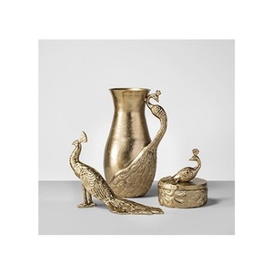 Sculpture en laiton brillant, statue décorative en laiton de qualité supérieure pour la décoration intérieure moderne de la maison, de l'hôtel, du bureau et de la réception - Product Image 2