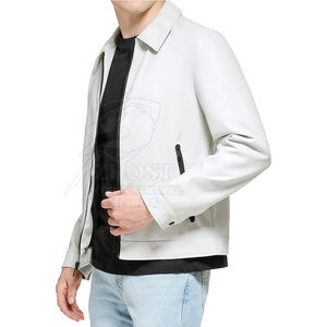 Chaqueta de cuero transpirable para hombre, cálida para invierno, informal, a precio razonable. - Product Image 2