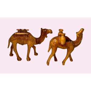 Unique Wooden Camel <b>Table</b> Centerpiece Decorative Accent for Center <b>Table</b> Styling and Elegant Interior Arrangement - Product Image 5