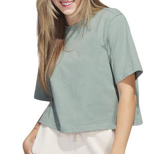 Top Corto a Cuadros de Verano para Mujer, Ropa Deportiva Transpirable, Elegante, Moderna, Ligera - Product Image 2