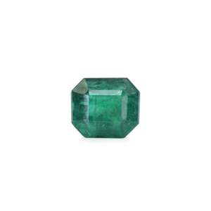 Natural Zambian Emerald Cut Loose Gemstone 6.75 Carat for Fine Jewelry - Product Image 1