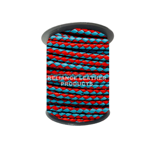 Vente en gros de Gypsy Brown-Tan bicolore Bolo tressé 100% cordon en cuir pur collier de bijoux personnalisable projets de bricolage tailles personnalisées - Product Image 3