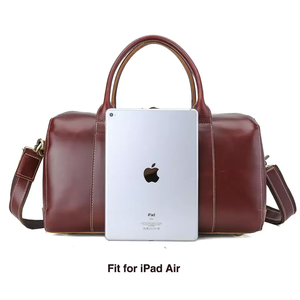 Wholesale Lightweight PU Leather Travel Duffle Bag Weekend Bag with Shoulder <b>Strap</b> for Other Sports Use - Product Image 5