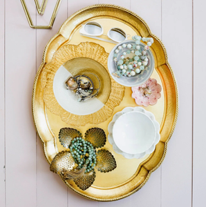 Diseño personalizado más vendido para Navidad boda bandeja de latón decorativa hecha a mano de aluminio tallado Mandala grabado servir - Product Image 4