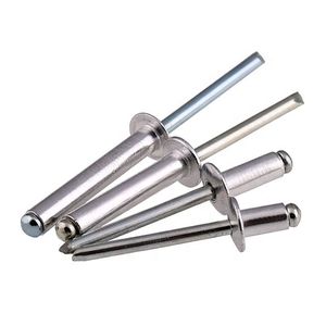 Rivets aveugles en acier inoxydable/aluminium à tête dôme, mandrin inclus pour installation facile, haute performance, pour portes et fenêtres – Meilleures ventes - Product Image 2