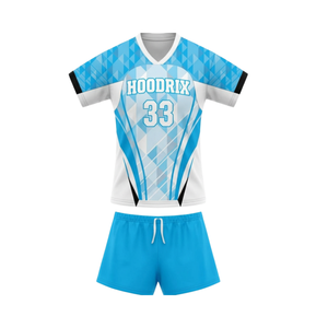 Équipement de rugby professionnel personnalisé pour femmes Hoodrix, tissu robuste 240 GSM, impression par sublimation, séchage rapide, respirant, manches courtes - Product Image 4