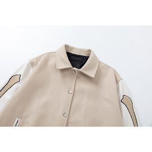 Chaquetas Varsity de Invierno para Hombre, Modernas y de Alta Calidad, Transpirables, con Bordado Frontal Personalizado, Estilo Urbano, Entrega Rápida - Product Image 3