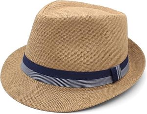 Chapeaux et casquettes en feutre Panama, style cowboy, à large bord, plats, formels, souples, ajustables, Fedora Jazz, pour la mode en gros - Product Image 1