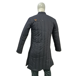 Gambeson médiéval personnalisé, veste d'armure épaisse en coton matelassé pour la reconstitution historique - Fournisseur - Product Image 3