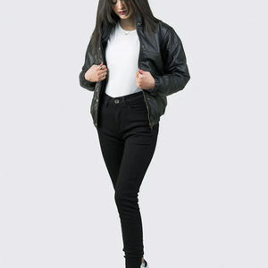 Nouvelles vestes en cuir pour femmes, taille et couleur personnalisées, col souple, grande taille, imperméables et de haute qualité pour l'hiver, service OEM - Product Image 3