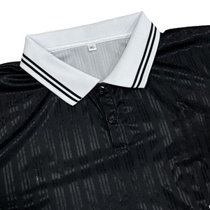 Chemise à manches courtes respirante d'été personnalisée de qualité supérieure de la société Micah Corporation, design géométrique subtil, 100% polyester - Product Image 4