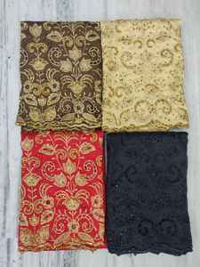 คอลเลคชั่น The Empress ผ้าโซมาเลีย Gorgura Taffeta ดีไซน์ลวดลายฉลุและประดับด้วยหิน น้ำหนักปานกลาง สำหรับผู้หญิงโซมาเลีย รุ่นล่าสุดที่ทันสมัย - Product Image 5