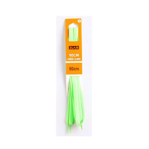Laccio per Scarpe Ilan 90 Cm Verde Chiaro per Sneakers - Product Image 1