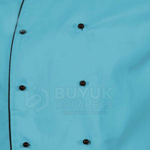 Veste de chef ventilée, respirante, durable, à manches longues, en polyester/coton tricoté, vêtements culinaires professionnels, tenue de travail pour la cuisine - Product Image 5