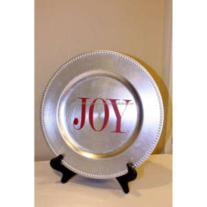 Plat de service de plat de chargeur de nourriture en métal de forme réutilisable plat plat de chargeur plat haut plateau/assiette de nourriture de finition d'émail pour des vacances - Product Image 5