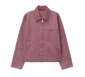 Chaqueta DE TRABAJO DE mecánico de lona de estilo callejero para hombre, chaqueta de trabajo de invierno transpirable industrial con logotipo frontal bordado - Product Image 6