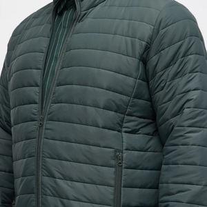 Blouson matelassé unisexe de haute qualité, style décontracté, brillant, col montant, à capuche, vente en gros, blousons gonflés personnalisés, toutes tailles - Product Image 2