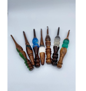 Colorful Resin Crochet <b>Hook</b> | Premium Craft <b>Tool</b> for Yarn Work - Product Image 3