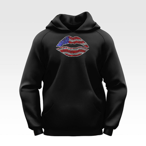 Sudadera con Capucha Negra Unisex, Diseño de Calavera con Pedrería, Estilo Gótico, Corte Holgado, Ropa de Invierno, Bolsillo Delantero, 100% Algodón, Anti-Pilling - Product Image 5