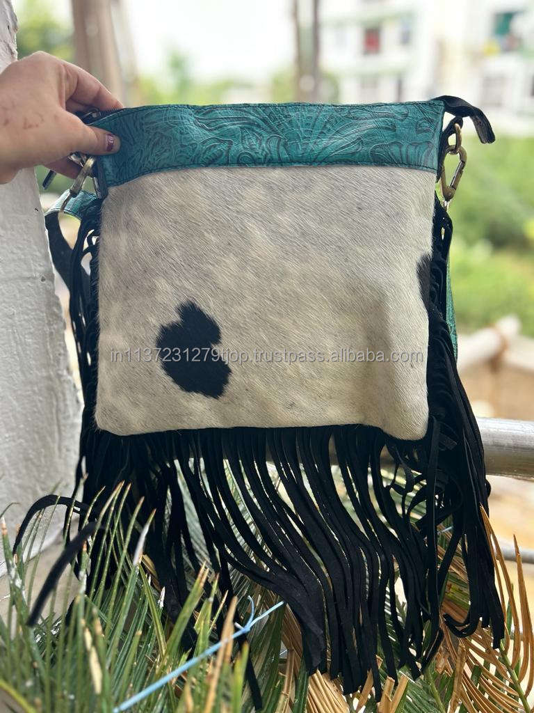 Black with Turquoise Print