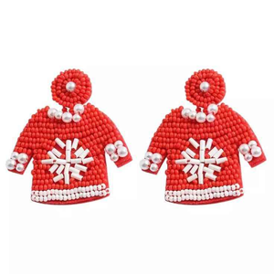 Boucles d'oreilles pendantes pour femmes et filles, perles de diamant tendance pour les anniversaires et les fêtes par MD HANDICRAFTS - Product Image 3