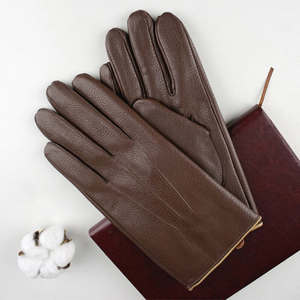 Gants en cuir PU pour femmes, élégants et chauds, pour l'hiver, idéaux pour le sport, les soirées et les activités de plein air – Nouveau style uni - Product Image 2
