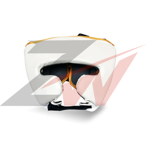 Protège-tête professionnel durable pour la boxe et le taekwondo, en cuir premium, réglable, respirant, design de sécurité unisexe, 16-20 aérations - Product Image 4