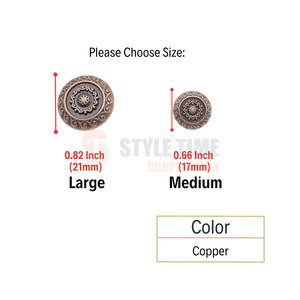 Durable Professional Design With Precise Details And Long Lasting Performance For Clothing Applications Steel <b>Buttons</b> - Product Image 6