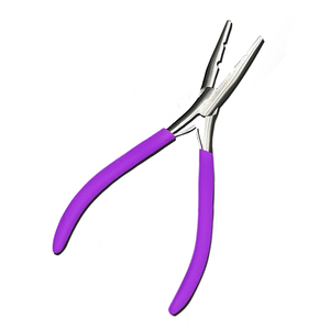 Alicates profesionales para extensiones de cabello, para aplicación y extracción de microanillos y cuentas, herramienta de salón duradera con agarre cómodo - Product Image 1