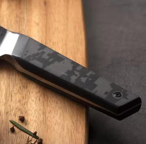 Cuchillos de Chef Damasco de 67 Capas de Alta Calidad, Juego de 5 Piezas, Mango Ambidiestro Personalizado, Borde Dentado para Múltiples Usos - Product Image 3