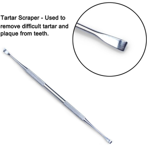 Kit de 6 outils de nettoyage dentaire manuels en acier inoxydable, ensemble d'instruments d'hygiène dentaire professionnels, poignée ergonomique, certifié CE - Product Image 5