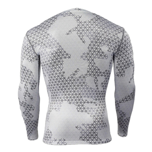 <b>Men</b> <b>Compression</b> Long Sleeve Rash Guard <b>Shirt</b> Sports Base Layer Gym Running Fitness Quick Dry Breathable Athletic Wear - Product Image 2