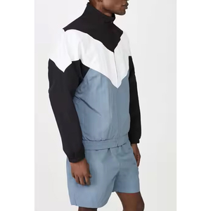 Conjuntos Cortos de Chaqueta Cortavientos Ligera para Hombre, Conjuntos Cortos de Chaqueta Cortavientos Cómodos para Hombre, Conjuntos Cortos de Chaqueta Cortavientos Fáciles de Usar para Hombre - Product Image 4