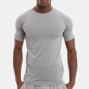 T-shirt de compression pour homme, coupe performance, anti-humidité, respirant, séchage rapide, pour la gym, la course et l'entraînement sportif - Product Image 4