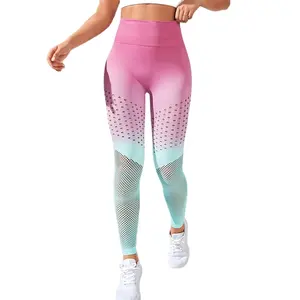 Sport Jogging Workout Gym Yoga Leggings Soft Bag Menge OEM Casual Green Pants Menge Damen Stretchy High Waist