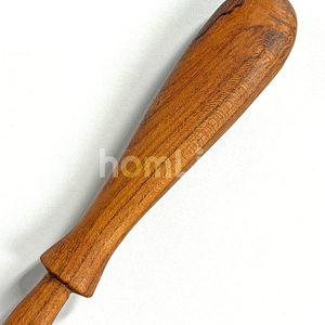 OEM Premium Teak Wood Salad Fork Handcrafted Wooden Serving Fork Eco Friendly Kitchen Tools Sustainable Tableware - Product Image 3