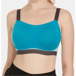 High Support Best Quality Seamless Women's Fitness Sport <b>Bra</b> Pakistan Made Spandex/Nylon Adjustable <b>Straps</b> Custom Logo Gym - Product Image 1